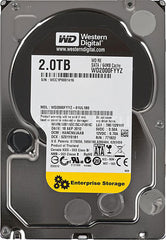 Refurbished | WD RE WD2000FYYZ 2TB 7.2K RPM SATA 6Gb/s 64MB Cache 3.5inch Internal HDD