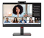 (New Vendor) Lenovo ThinkVision T24mv-30 23.8" Borderless IPS Display, 1000:1, 4-6ms, 1920x1080, 250nits, 99% sRGB, DP+HDMI+USB-C, Tilt /Swivel / Lift / Pivot, Ethernet, USB Hub, Integrated Camera/Microphone/speaker, TCO 9.0, ES, EPEAT Gold|PN:63D7UAR3WW