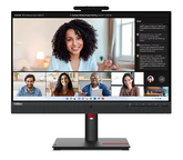 (<tc>全新行货</tc>) 联想 ThinkVision T24mv-30 23.8 英寸无边框 IPS 显示屏、1000:1、4-6 毫秒、1920 x 1080、250 尼特、99% sRGB、DP+HDMI+USB-C、倾斜/旋转/升降/枢转、以太网、USB 集线器、集成摄像头/麦克风/扬声器、TCO 9.0、ES、EPEAT Gold|PN:63D7UAR3WW