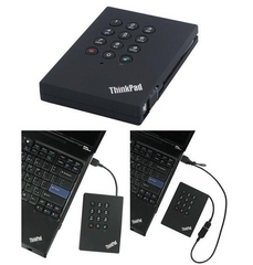 (New Vendor) ThinkPad USB 3.0 Portable Secure 500GB Hard Drive|PN:0A65619