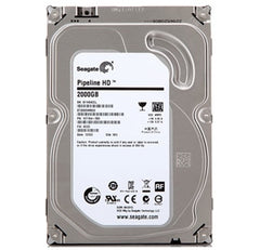 翻新| Seagate Pipeline HD ST2000VM003 2TB 5900RPM SATA 6GB/S LP REF HDD