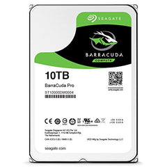 全新| SEAGATE梭子魚Pro ST10000DM0004 10TB 7.2K RPM SATA-6GB/S 3.5英寸HDD