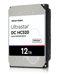 翻新| WD Ultrastar DC HC520 12TB SAS 12GB/S 4KN 3.5英寸HDD -0F29563