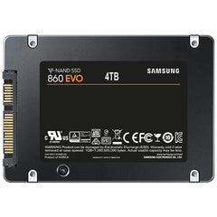 Refurbished | Samsung MZ-76E4T0BW 860 EVO 4TB SATA 6Gbps 2.5inch Ssd