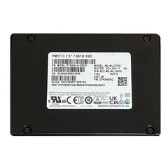 Brand New | Samsung PM1733 MZWLJ7T6HALA-00007 SSD 7.68 TB PCIe 4.0 x4 (NVMe) Brand New