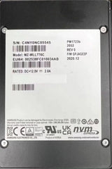 翻新|三星MZ-WLL15TC 15TB PM1723B NVME U.2 2.5英寸內部SSD EMC OEM翻新