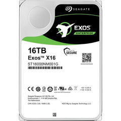 翻新| SEAGATE ST16000NM001G EXOS X16 16TB SATA 6GB/S 3.5英寸硬盘驱动器