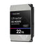 WD WUH722222ALE604 DC HC570 22TB SATA 6Gb/s 3.5 インチ ハード ドライブ |使用済み