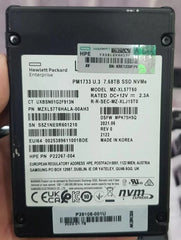 Refurbished | SAMSUNG MZ-XL57T60 7.68TB NVMe RI Sff Sc U.3 Ssd