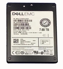 翻新|三星PM1643A MZILT7T6HALA0D4讀取密集SSD 7.68 TB SAS SAS 12GB/S DELL OEM翻新