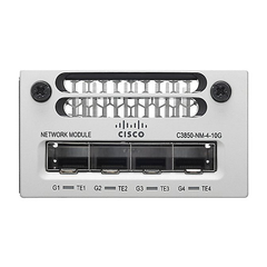 (<tc>新しい</tc>) Cisco 10G モジュール拡張カード(4 つの SFP 付き)C3850-NM-4-10G