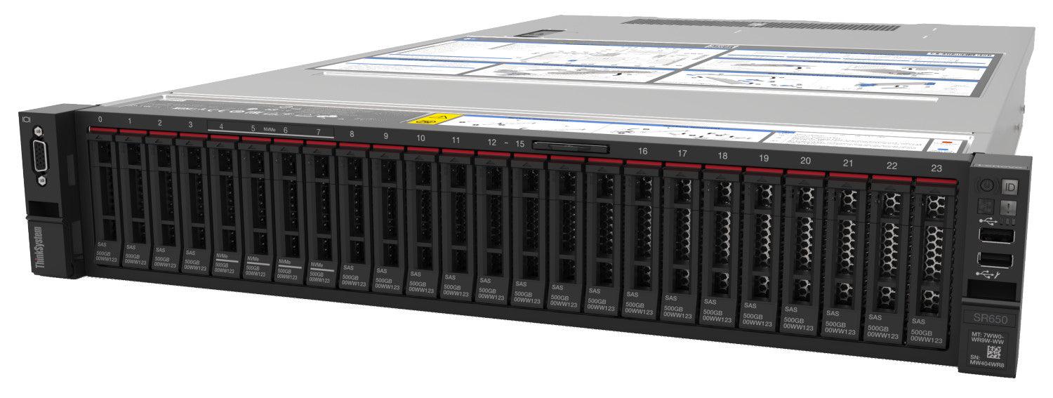 (NEW VENDOR) LENOVO 7X06A0CDCN ThinkSystem SR650 1x Silver 4208 8C 85W 2.1GHz / 1x16GB / RAID 930-8i / 2U 2.5" SATA/SAS 8-Bay / 1x750W HS PS - C2 Computer