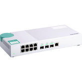 (NEW VENDOR) QNAP QSW-308-1C 3 Ports 10GbE + 8 Ports 1GbE Unmanaged Switch | Fanless - C2 Computer