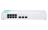 (NEW VENDOR) QNAP QSW-308S 3 Ports 10GbE + 8 Ports 1GbE Unmanaged Switch | Fanless - C2 Computer