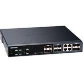 (NEW VENDOR) QNAP QSW-M1204-4C 12 Ports 10GbE Layer 2 Managed Switch Switching Capacity: 240Gbps | Management Type: Web Managed - C2 Computer