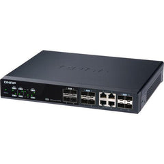(NEW VENDOR) QNAP QSW-M1204-4C 12 Ports 10GbE Layer 2 Managed Switch Switching Capacity: 240Gbps | Management Type: Web Managed - C2 Computer