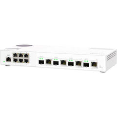 (NEW VENDOR) QNAP QSW-M2106-4C 4 Ports 10GbE + 6 Ports 2.5GbE Layer 2 Managed Switch Switching Capacity: 110Gbps | Management Type: Web Managed - C2 Computer