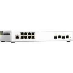 (NEW VENDOR) QNAP QSW-M2108-2C 2 Ports 10GbE + 8 Ports 2.5GbE Layer 2 Managed Switch Switching Capacity: 96Gbps | Management Type: Web Managed - C2 Computer