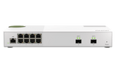 (NEW VENDOR) QNAP QSW-M2108-2S 2 Ports 10GbE + 8 Ports 2.5GbE Layer 2 Managed Switch Switching Capacity: 96Gbps | Management Type: Web Managed - C2 Computer