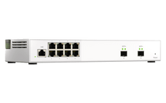 (NEW VENDOR) QNAP QSW-M2108-2S 2 Ports 10GbE + 8 Ports 2.5GbE Layer 2 Managed Switch Switching Capacity: 96Gbps | Management Type: Web Managed - C2 Computer