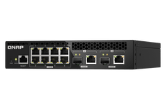 (NEW VENDOR) QNAP QSW-M2108R-2C 2 Ports 10GbE + 8 Ports 2.5GbE Layer 2 Managed Switch - C2 Computer