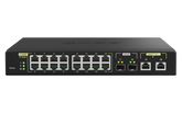(NEW VENDOR) QNAP QSW-M2116P-2T2S 4 Ports 10GbE + 16 Ports 2.5GbE Layer 2 Managed PoE Switch Switching Capacity: 160Gbps | Management Type: Web Managed - C2 Computer