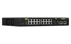 (NEW VENDOR) QNAP QSW-M2116P-2T2S 4 Ports 10GbE + 16 Ports 2.5GbE Layer 2 Managed PoE Switch Switching Capacity: 160Gbps | Management Type: Web Managed - C2 Computer