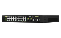 (NEW VENDOR) QNAP QSW-M2116P-2T2S 4 Ports 10GbE + 16 Ports 2.5GbE Layer 2 Managed PoE Switch Switching Capacity: 160Gbps | Management Type: Web Managed - C2 Computer
