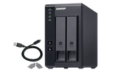 (NEW VENDOR) QNAP TR-002 2-Bay Direct Attached Storage with Hardware RAID | 2 x 3.5" / 2.5" SATA 6G - C2 Computer