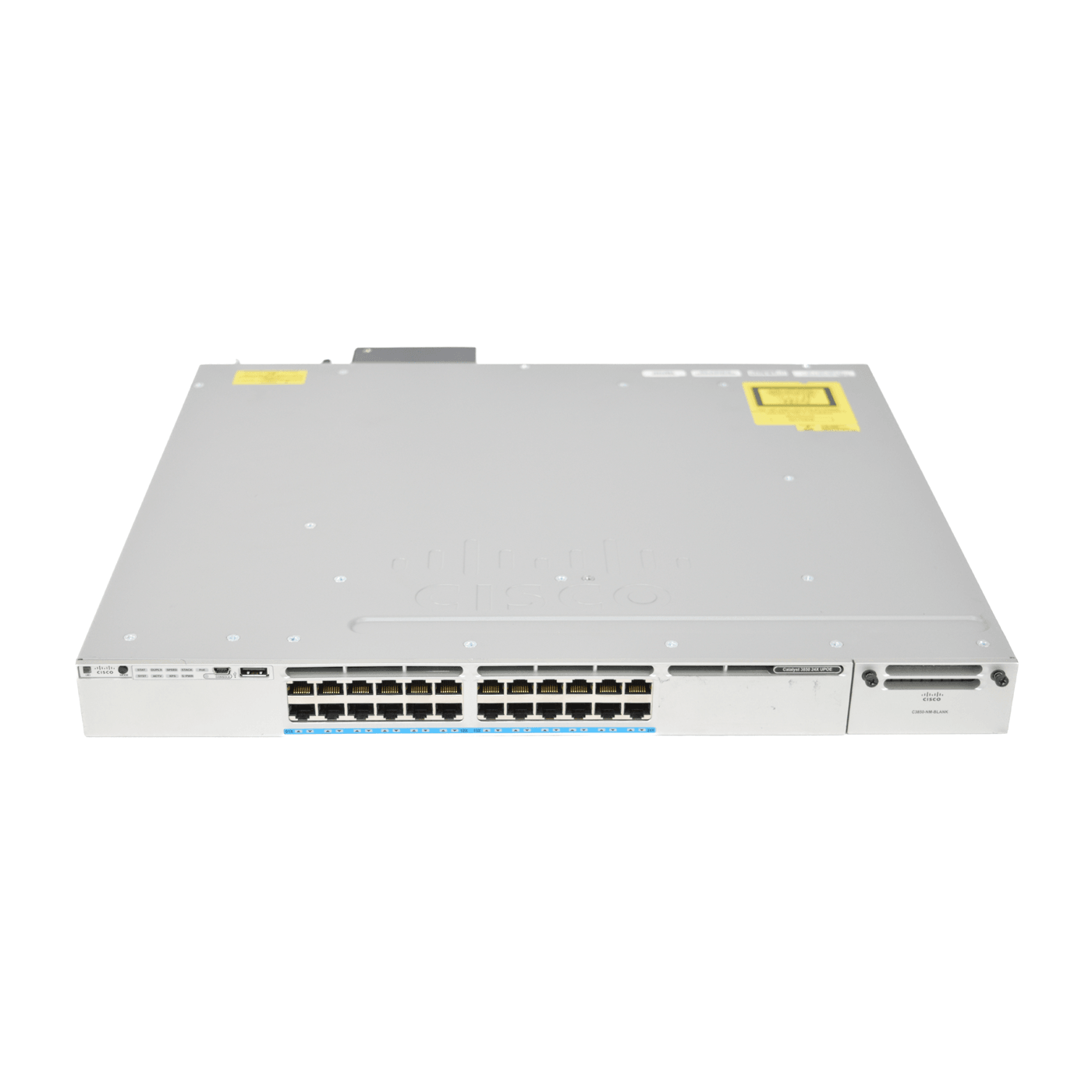 (USED) CISCO WS-C3850-24XU-L 24x MultiGB UPoE RJ-45 1x Module Slot Switch - C2 Computer