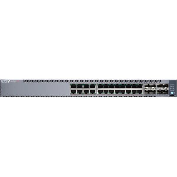(USED) JUNIPER Networks EX Series EX4100-24P Switch 24 Ports Managed Rack Mountable - C2 Computer