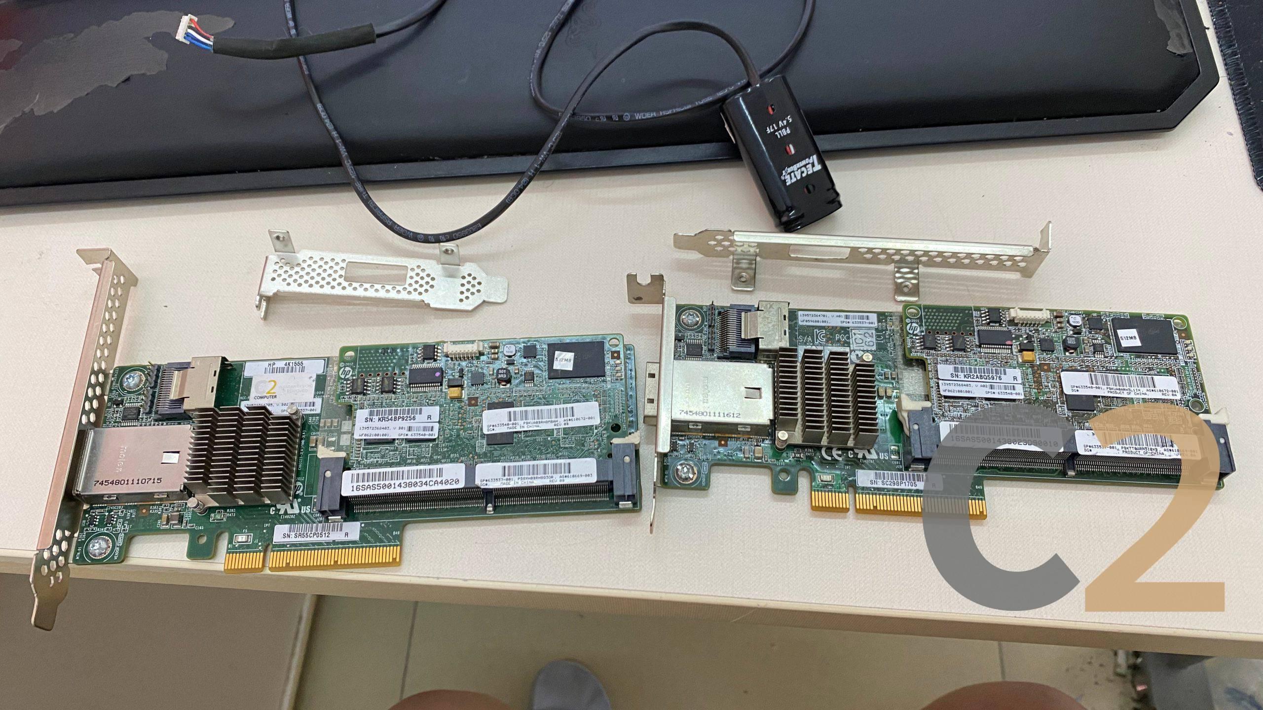 (特價2張) (USED) HP P222 RAID CARD 512MB 包High + Low Profile Plate 90% NEW - C2 Computer