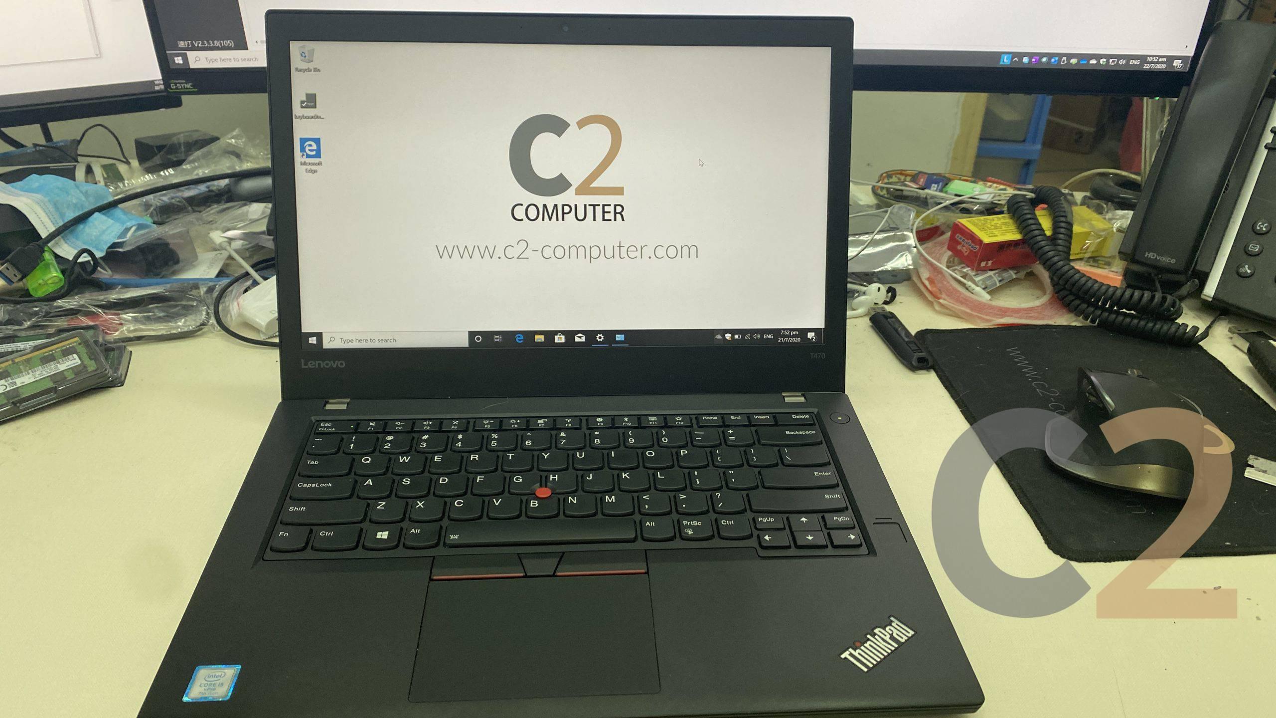 (USED) LENOVO Thinkpad T470s i5-7200U 4G 128G-SSD NA HD620 14inch 1920x1080 Business Laptop 90% - C2 Computer