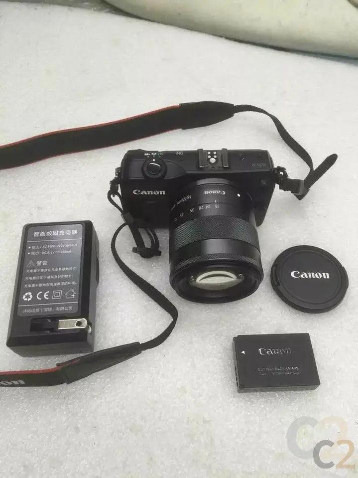 (特價一台) Canon EOS M 連 EF-M 18-55mm f/3.5-5.6 lens 無反相機, 可換鏡頭, 旅行 Camera (USED) 85%NEW(黑色) - C2 Computer
