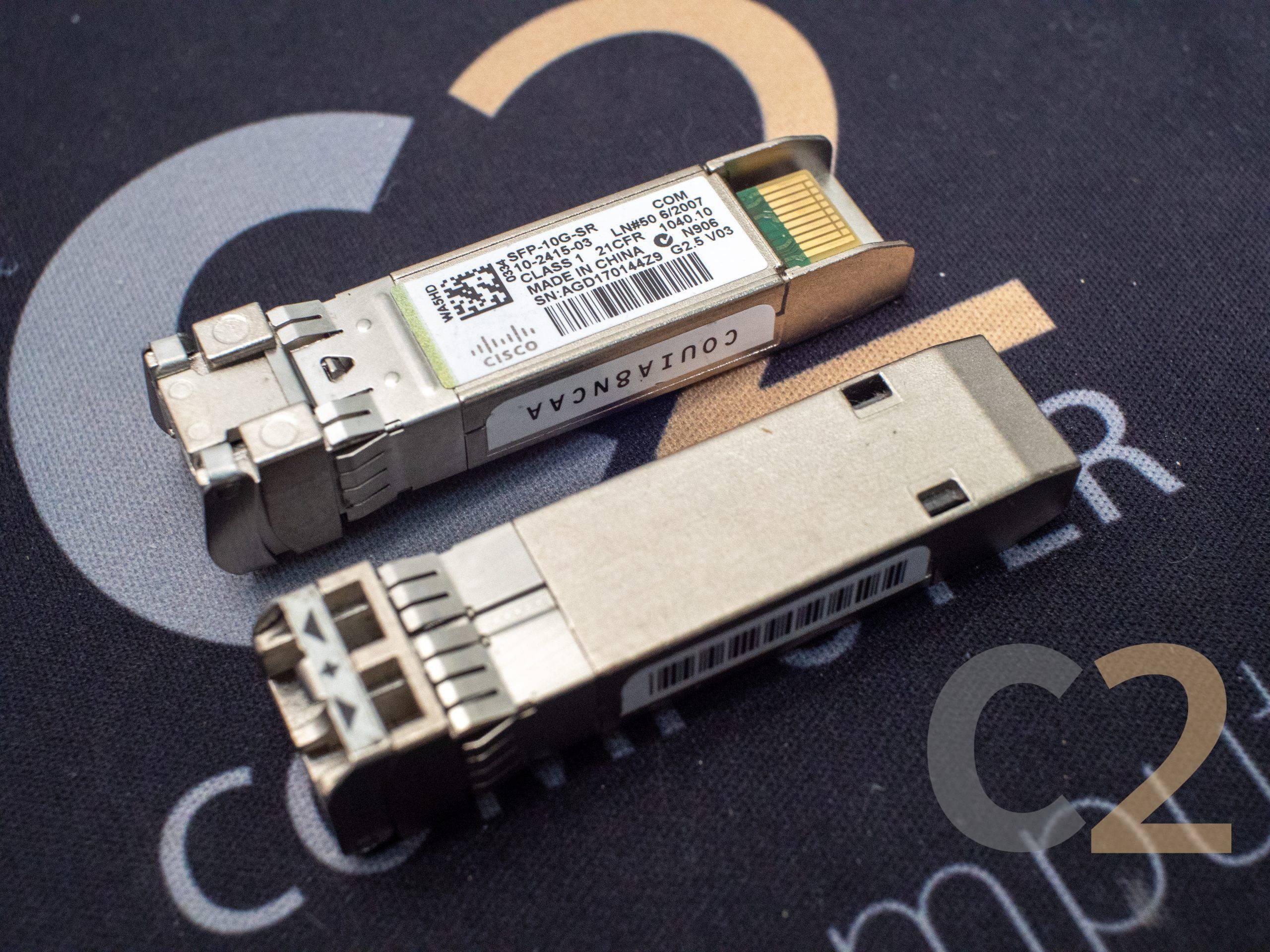 【特價二手】 CISCO SFP-10G-SR 10G SFP+ Transceiver Fiber Module 85% NEW - C2 Computer