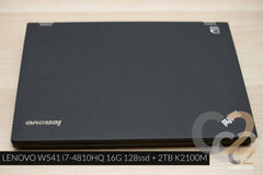 (特價一台)Lenovo ThinkPad W541 15.6inch ,i7-4810MQ,16G,128G SSD + 1TB,K1100M 2G移動工作站(二手) 95%NEW - C2 Computer