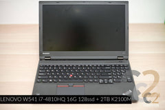 (特價一台)Lenovo ThinkPad W541 15.6inch ,i7-4810MQ,16G,128G SSD + 1TB,K1100M 2G移動工作站(二手) 95%NEW - C2 Computer