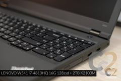(特價一台)Lenovo ThinkPad W541 15.6inch ,i7-4810MQ,16G,128G SSD + 1TB,K1100M 2G移動工作站(二手) 95%NEW - C2 Computer