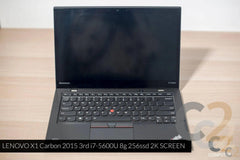(特價一台) Lenovo Thinkpad X1 carbon (2015) 14inch i7 8G 256G SSD 2K SCREEN(二手)95%NEW - C2 Computer