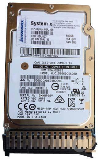 (NEW PARALLEL) IBM 00AJ128 600GB 15000RPM SAS 6GBPS 2.5INCH G3 HOT SWAP HARD DRIVE WITH TRAY. CALL. - C2 Computer