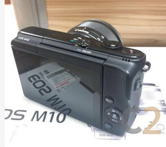 (USED)CANON EOS M10 +15-45mm 高清 美顏 翻轉觸控屏 內置WiFi與NFC 微單相機 旅行 Camera 95% NEW(銀/黑) - C2 Computer