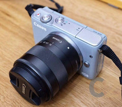 (USED)CANON EOS M10 +15-45mm 高清 美顏 翻轉觸控屏 內置WiFi與NFC 微單相機 旅行 Camera 95% NEW(銀/黑) - C2 Computer