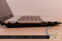 (特價一台)(USED) Fujitsu LifeBook S935 i7-5500U 12G 256G-SSD 13.3inch 2560x1440 Business Laptop 商務辦公本 99% NEW - C2 Computer