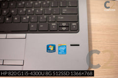 (USED) HP 820 G1 i7-4500U 4G NA 500G HD 4400 12.5inch 1366x768 Ultrabook 90% - C2 Computer