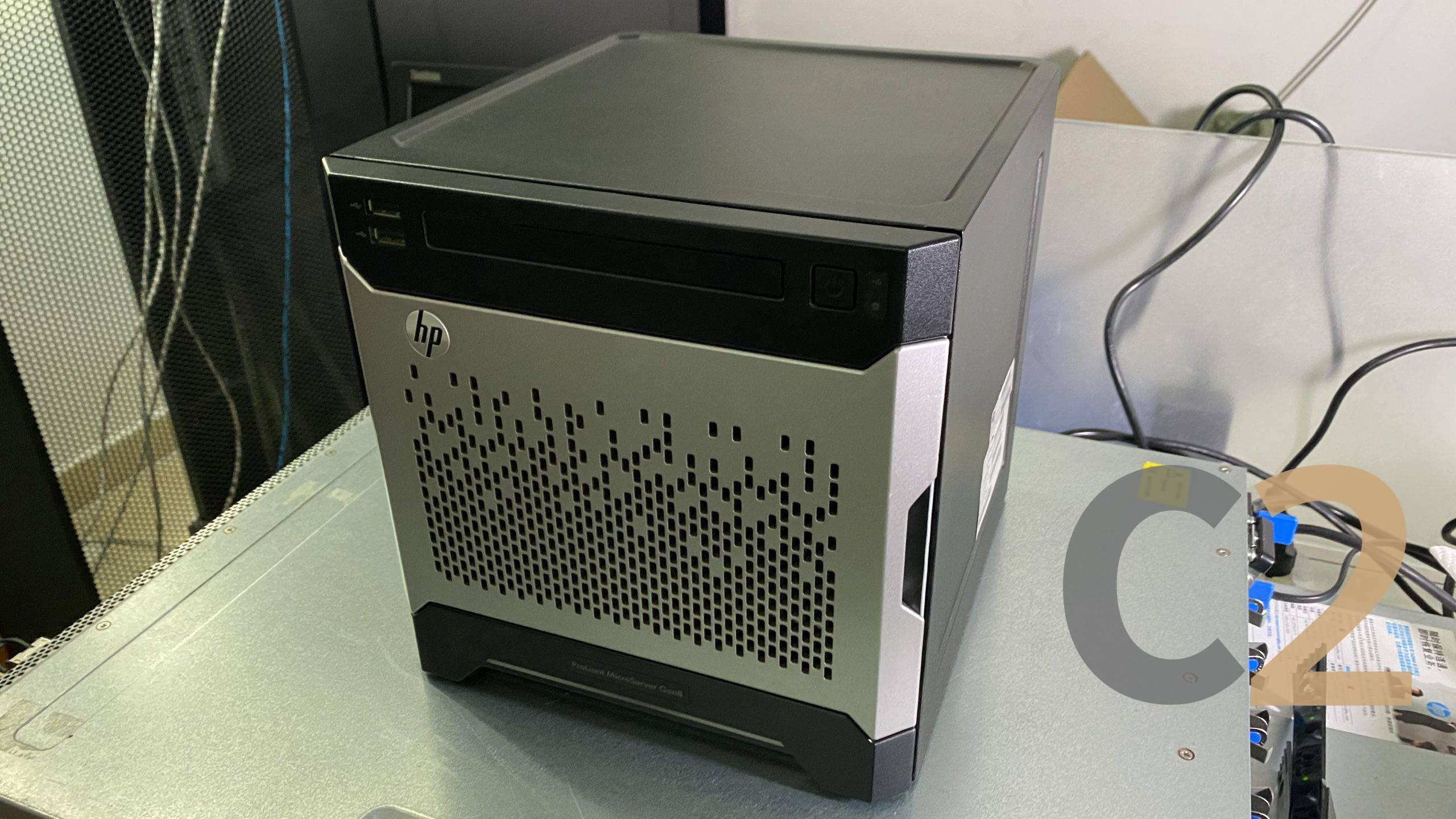 (特價一台)(USED) HPE MicroServer Gen8 E3-1220 v2 8G x 2 - 16G NO HDD P222 HW RAID 512MB 90% NEW - C2 Computer