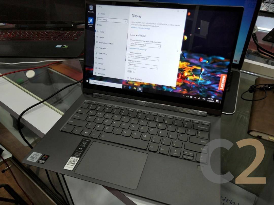 (USED) LENOVO Yoga C940-15IRH i9-9880H 4G 128-SSD NA GTX 1650 Max-Q 4GB 15.6inch 1920x1080 Tablet 2in1 95% - C2 Computer