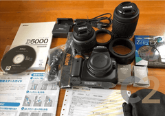 (USED)Nikon/尼康 D5000(18-55mm) 家用入門新手單反男女生單反相機專業 95% NEW - C2 Computer