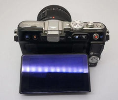 (USED)奧林巴斯/OLYMPUS E-PL3 連 (14-42mm) 無反相機,旅行 Camera 90% NEW(銀/白/黑) - C2 Computer