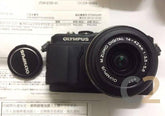 (USED)奧林巴斯/OLYMPUS E-PL5 連 (14-42mm) 無反相機 觸摸屏 可換鏡頭 旅行 Camera 95% NEW(黑/白) - C2 Computer