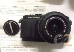 (USED)奧林巴斯/OLYMPUS E-PL5 連 (14-42mm) 無反相機 觸摸屏 可換鏡頭 旅行 Camera 95% NEW(黑/白) - C2 Computer